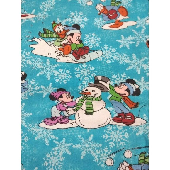 Disney Mickey Mouse & Friends Blue Hanging Christmas Stocking 33" Long - Picture 3 of 5